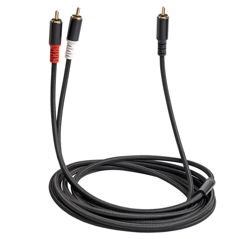 Audio Home Cinema - 1/2/3M 1 RCA Male Naar 2