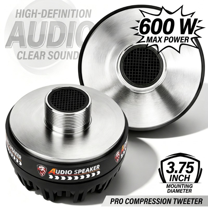 Audio Home Cinema - 2 stuks 3,75 inch titanium tweeter