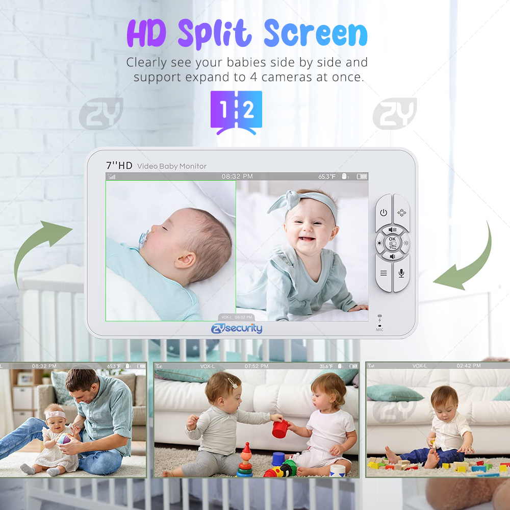 7,0 inch video-babyfoon HD ges - Home Cinema Wireless recensie en prijs