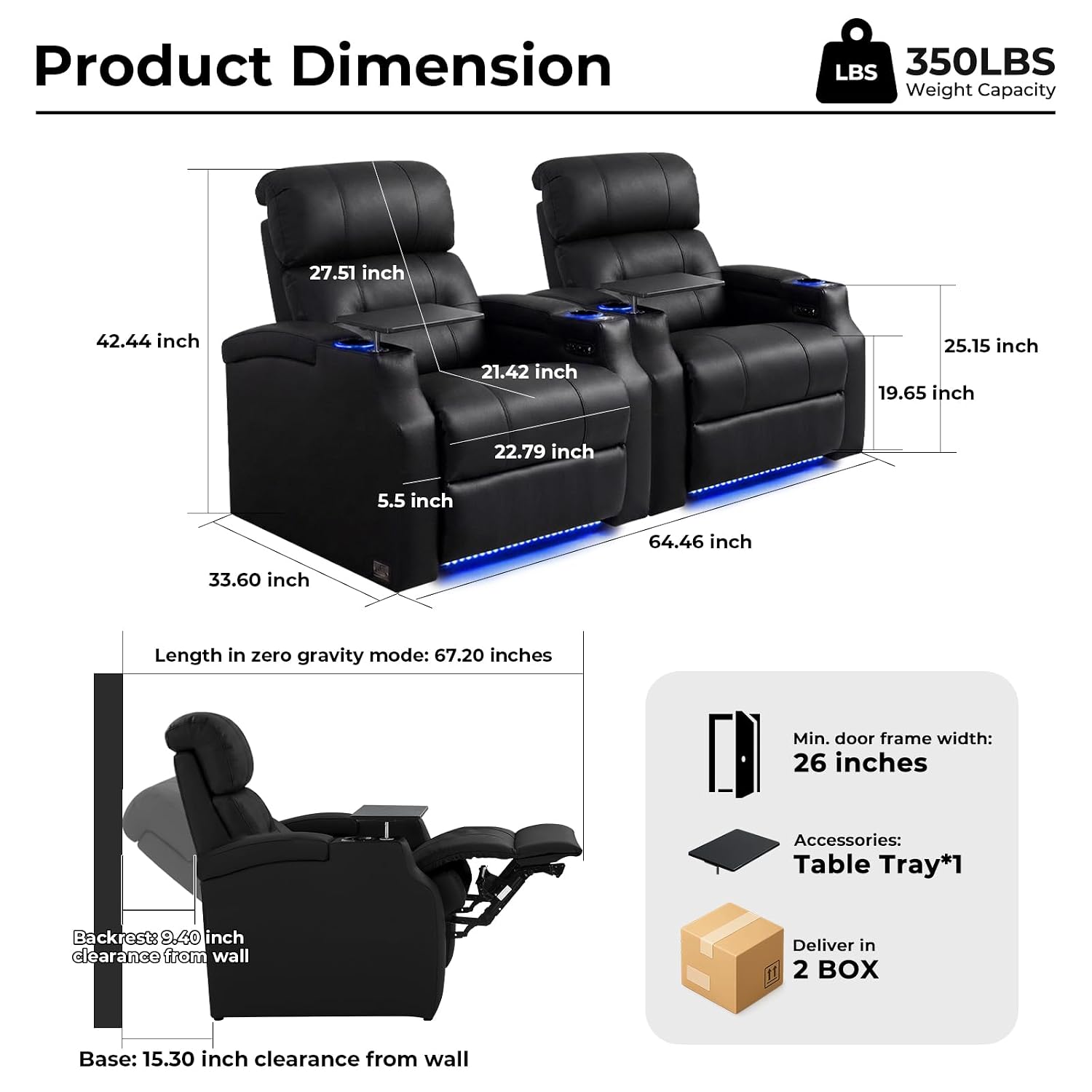 Home-theaterfauteuil van hoogw - Home Cinema Chairs recensie en prijs