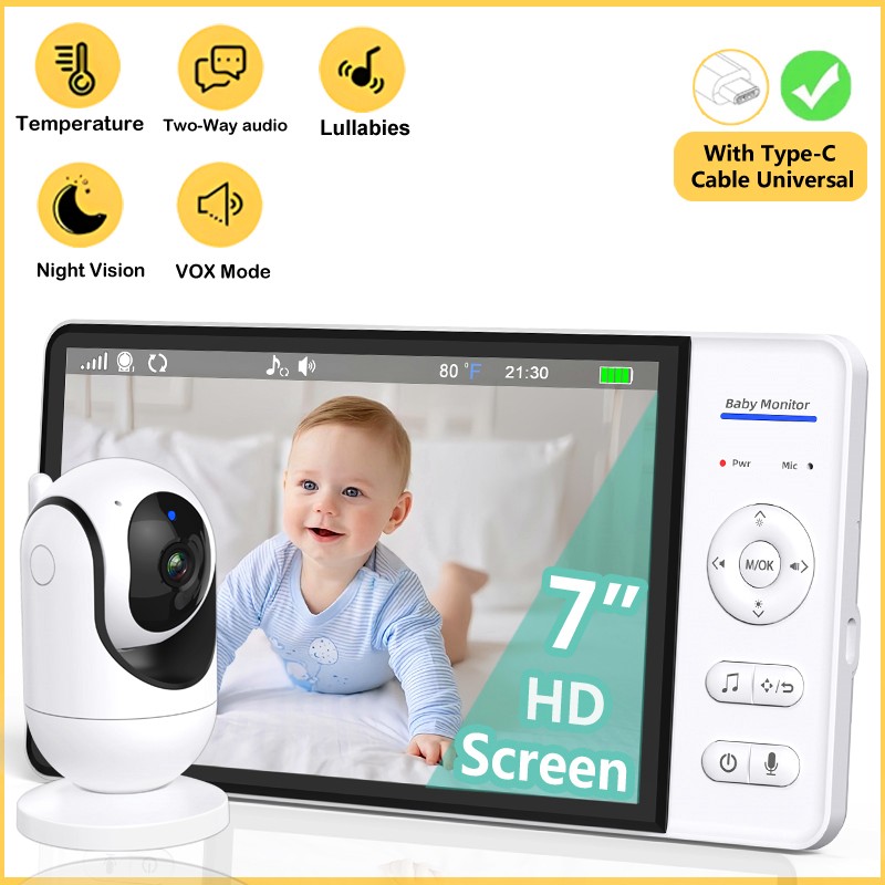 Geen WiFi 7 inch babyfoon 2-we - Home Cinema Wireless recensie en prijs