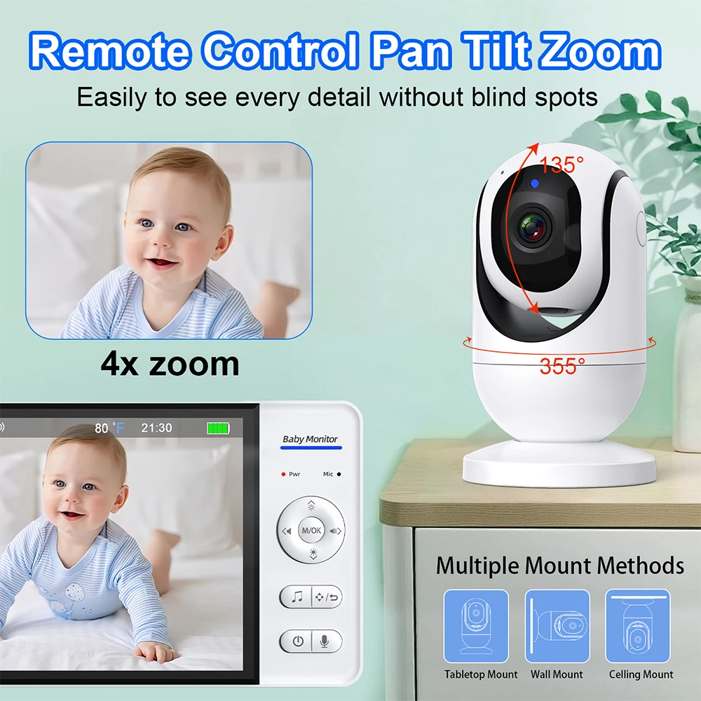 Geen WiFi 7 inch babyfoon 2-we - Home Cinema Wireless recensie en prijs
