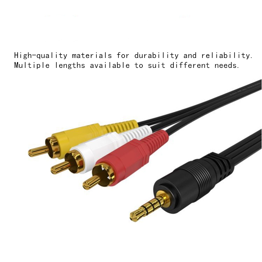 3,5 mm naar 3 RCA Audio Video  - Audio Home Cinema recensie en prijs