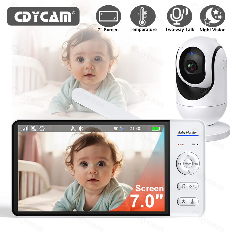 7 inch video babyfoon met nach - Home Cinema Wireless recensie en prijs