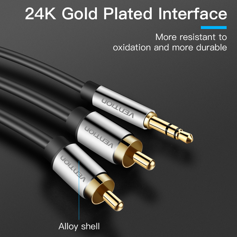 Ventie RCA Kabel 3.5 naar 2rca - Audio Home Cinema recensie en prijs